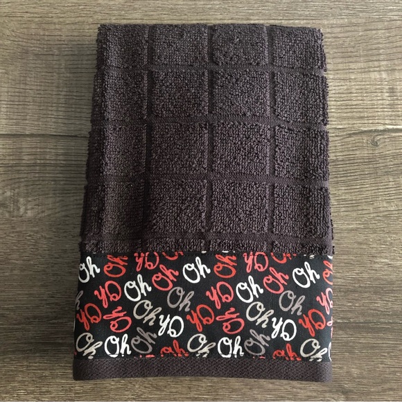 Ohio State Kitchen Towels OSU Buckeyes Set of 2 - Picture 4 of 5